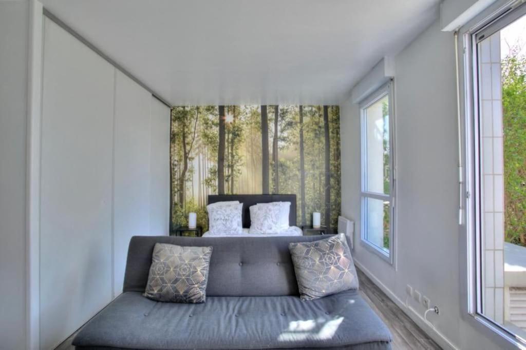 Studio Spacieux Avec Terrasse Et Parking Viry-Chatillon Luaran gambar